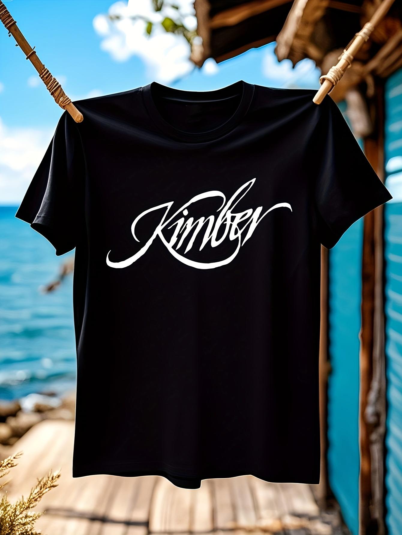 Kimber White Logo T-shirt - 2nd Amendment Pro Gun Rights Tee S