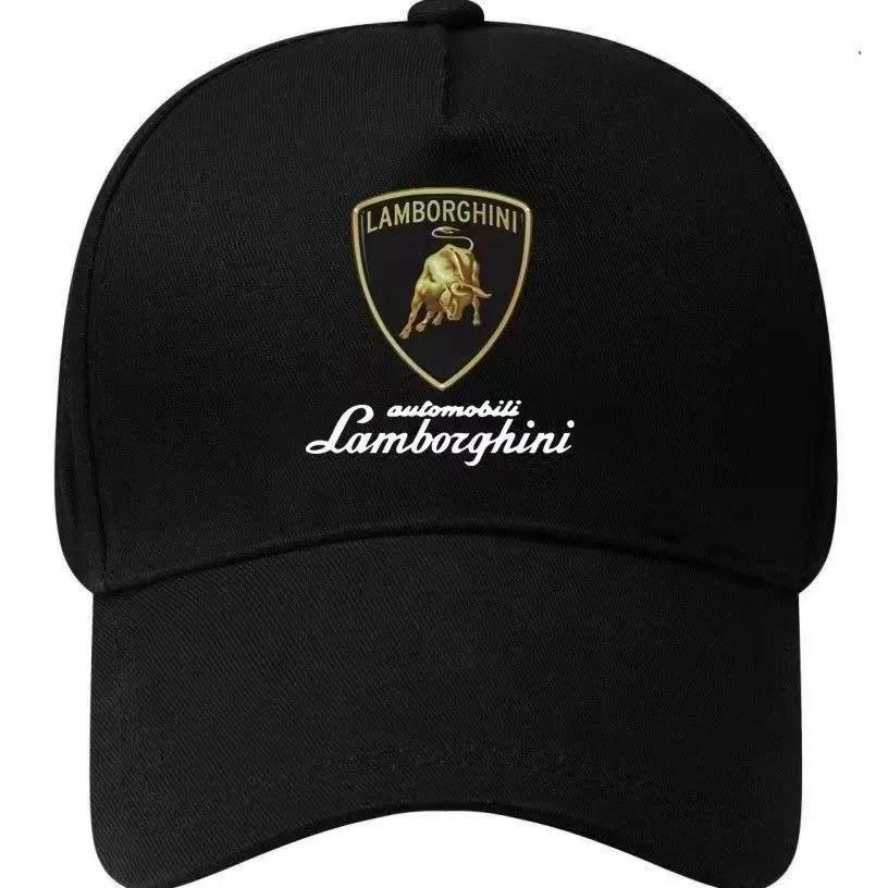 Baseball Cap Team Race Uniform Sports Racing Sun Shading Duckbill Cap Team Hat  For Lamborghini Urus Huracan Aventador Premium-1