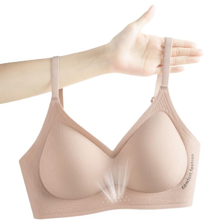 New Fixed Cup Underwear, Thin, Comfortable, Soft and Breathable, Anti-sagging, Small Breasts Gathered, No Steel Ring Bra