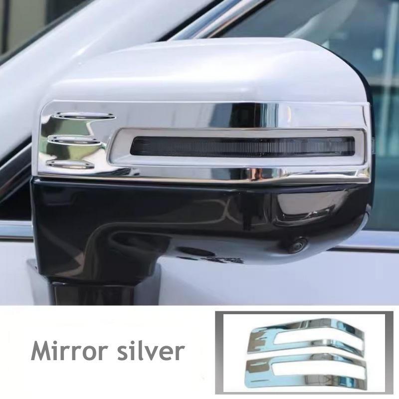 for HAVAL DARGO 2025 2024 Rearview Mirror Sticker Trim Deco Protector Stainless Steel Accessories