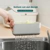 Kitchen Sink Drain Basket Leftover Soup Strainer Rack Fruit Vegetable Quick Drain Strainer Garbage Filter Kitchen Sink Organizer