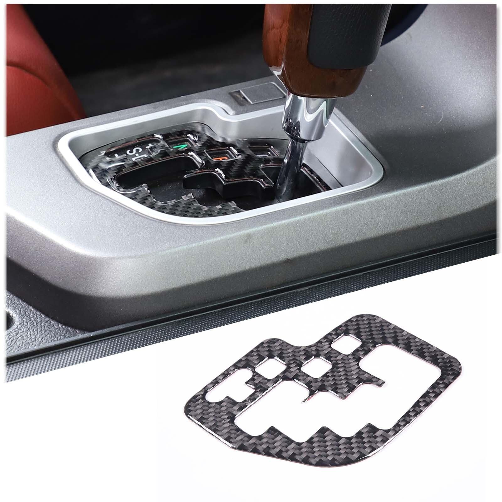 Carbon Fiber Center Gear Shift Knob Panel Trim Sticker For Toyota Tundra 2007-13