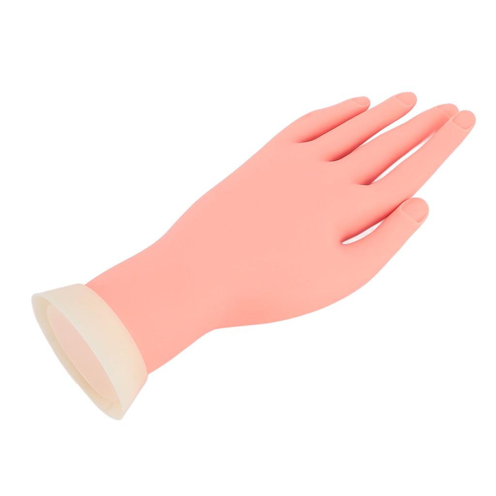 Nail Practice Hand Likelife Embedded Nail Grooves Reusable Multifunctional Flexible Bendable Trainin