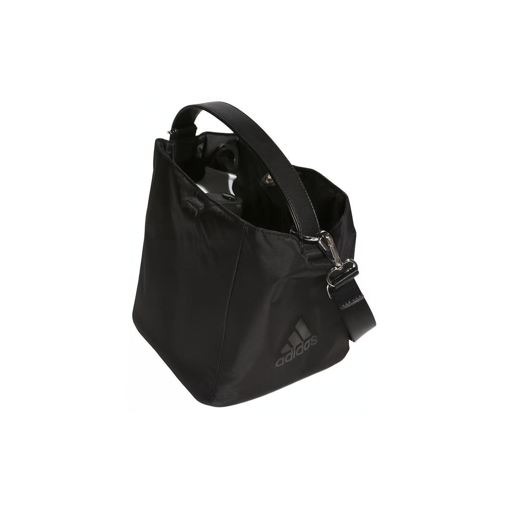 New Adidas Recycled Polyamide Handbag, Shoulder Bag Women's Black JF6586