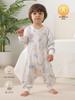 A-grade Gauze Baby Sleeping Bag - Lightweight, Split-Leg, Zippered Anti-Kick Quilt for Summer