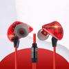 Wired Earphone In-ear HiFi Stereo Long Cable 3.5mm Plug Music Earbuds Monitoring Headphone for Live Broadcast