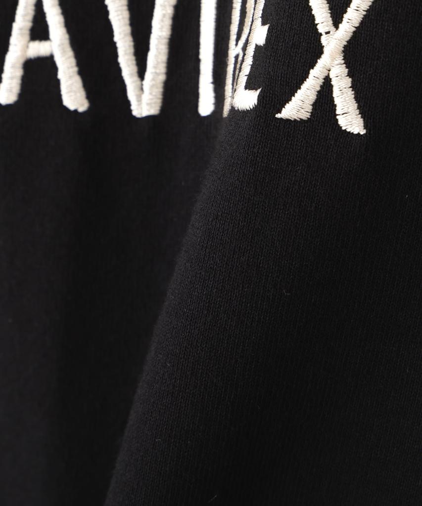 AVIREX SOUVENIR L/S T-SHIRT DRAGON& CHERRY BLOSSOMS black 783-6130004