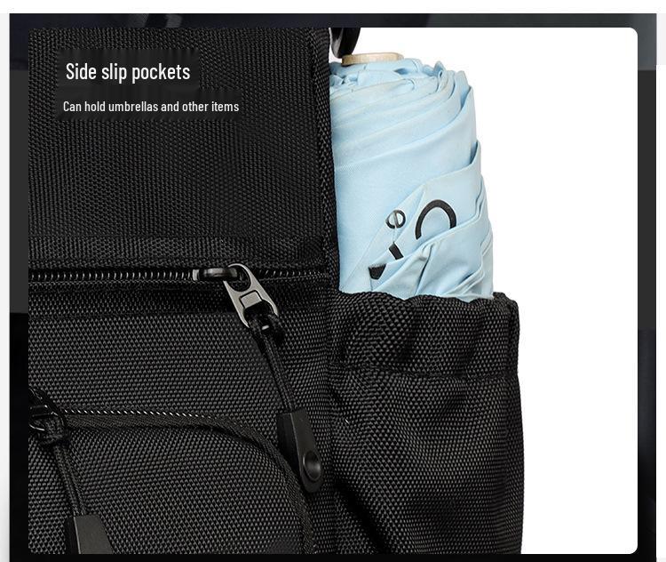 Men's Large Capacity Multi-Layer Travel Crossbody Bag - Casual Shoulder & Handbag for Business and Commuting