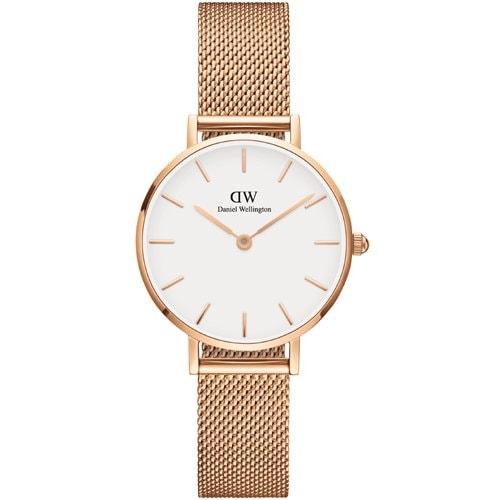 Daniel Wellington Petite Melrose Rose Gold 28mm White DW00100219 Wrist Watch for Women