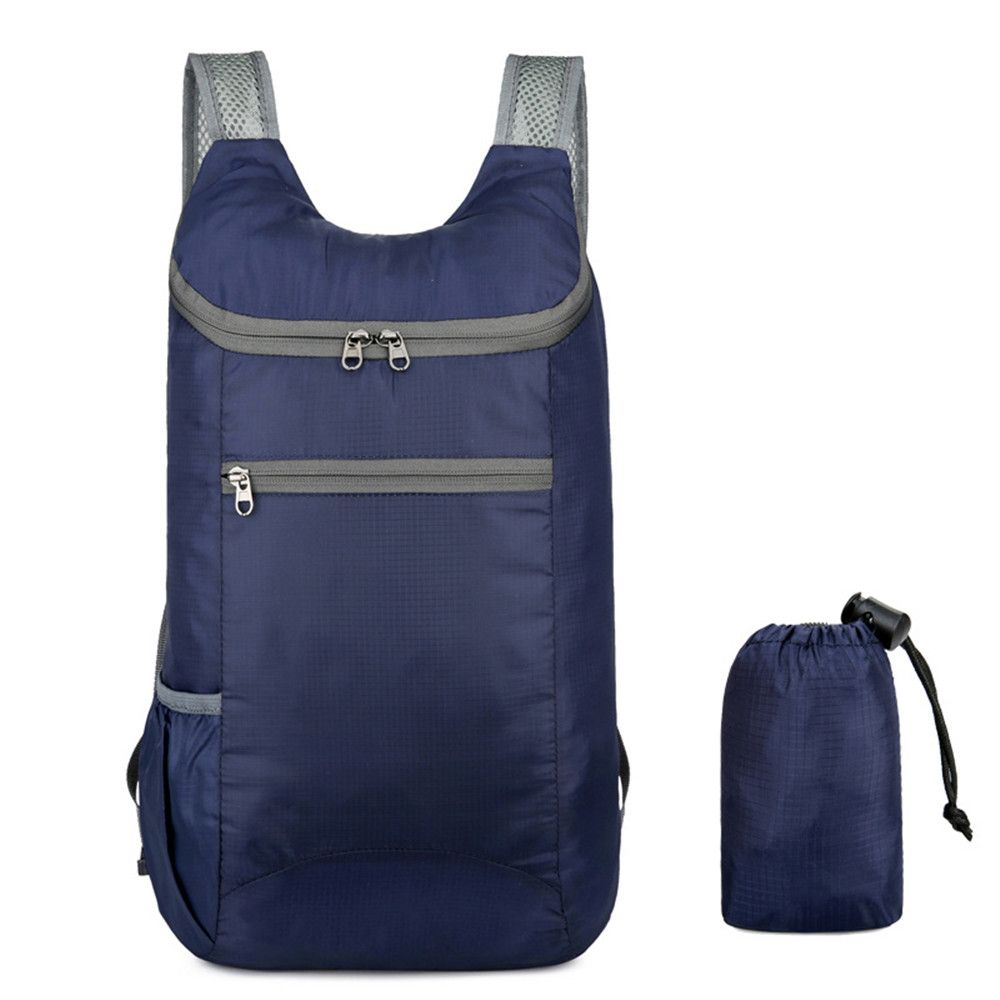 

Sport Waterproof Traveling Mountaineering Bag Hiking Rucksack Foldable Backpack Outdoor Folding Bag темно-синього кольору