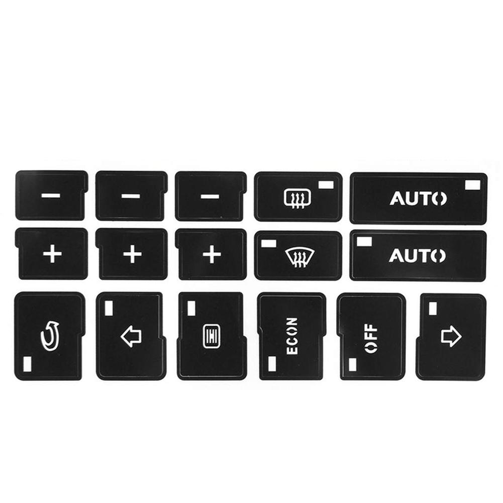 

1x Автомобильный кондиционер AC Климат-контроль Кнопка Ремонт Наклейки Наклейки Стиль Декорации Для A4 B6 B7 2000 2001 2002 2003 2004