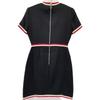 GUCCI 572304 Navy Black Interlocking G Pearl Button Short Sleeve Dress dress 38 blackUsed