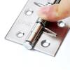 Non-Toxic 2Pcs Self Closing Spring Door Hinge Stainless Steel Hinge For Window Cabinets Jewelry Boxes Automatic Rebound Hardware