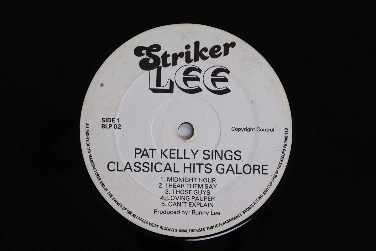 

LP Record PAT KELLY - Sings Classical Hits Galore BLP002 STRIKER LEE UK Reggae, Ska & Dub Used