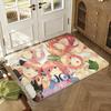 Anime Miku Nakano Floor Mat Soft Thickened Absorbent Non-Slip Bedroom Living Room Door Mat Home Decor Flannel Rugs