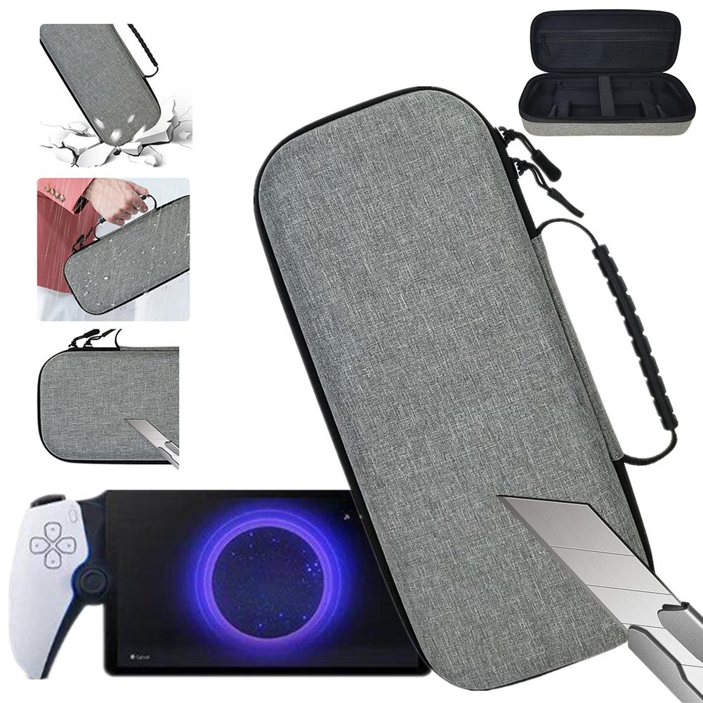 Shockproof EVA Hard Carrying Case Anti Scratch Protective Travel Case with Mesh Pocket Hardshell Storage Bag for PS5 Portal New