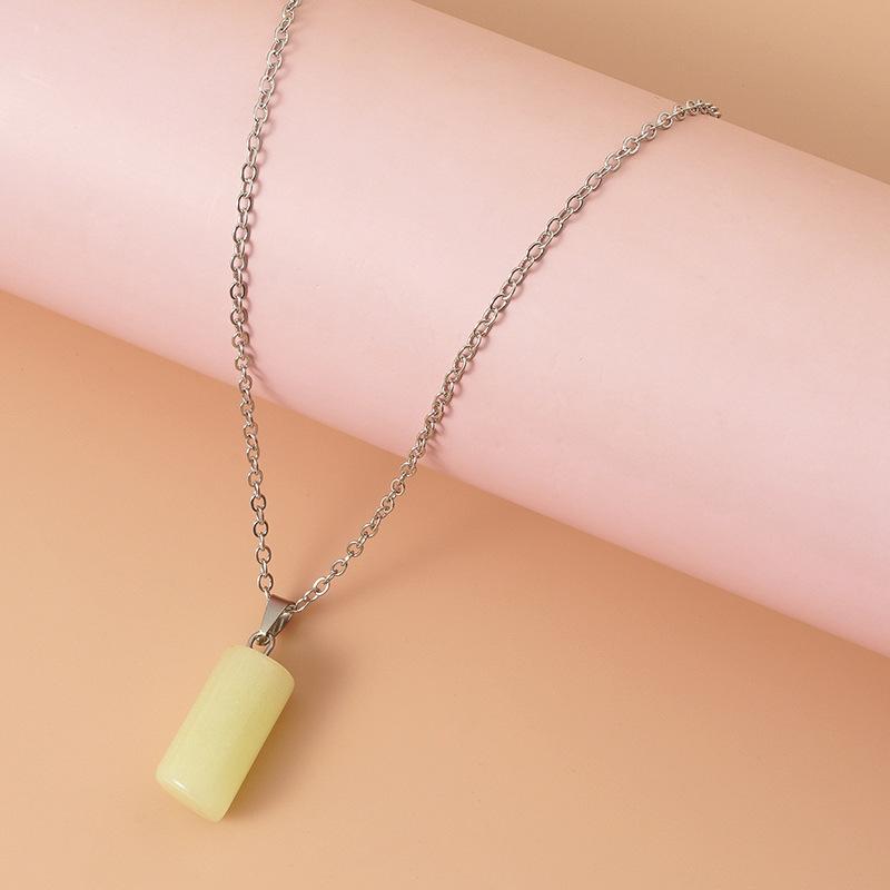 Glow In The Dark Luminous Hollow Pendant Necklace Star Cross Heart Teardrop Arrow Glowing Charm Women Daily Casual Party Wear