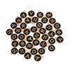 26-Piece A-Z Double-Sided Oil Drop English Letter Pendants for DIY Jewelry & Bracelets