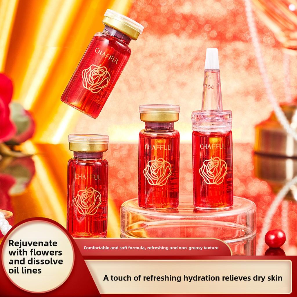Pure Rose Concentrated Soluble Anti-Wrinkle Hydrating Facial Essence Professional Skincare Serum for Soft, Youthful Skin
