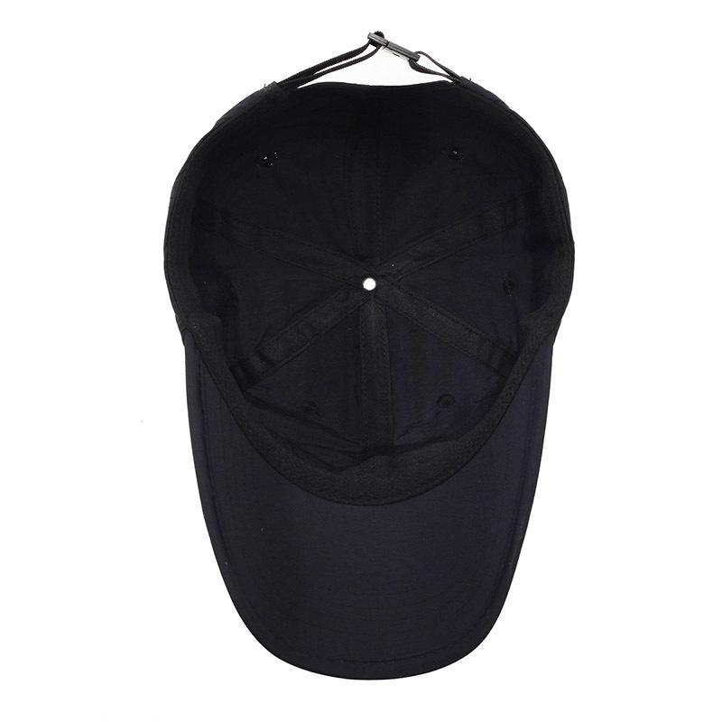 Summer quick-drying hat outdoor visor light and breathable cap men's and women's fashion baseball cap simple sports cap