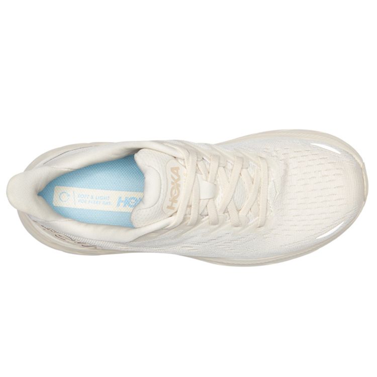 HOKA  Clifton 8 Eggnog Women Sneakers Cream Shifting-Sand 1119394-ESSN