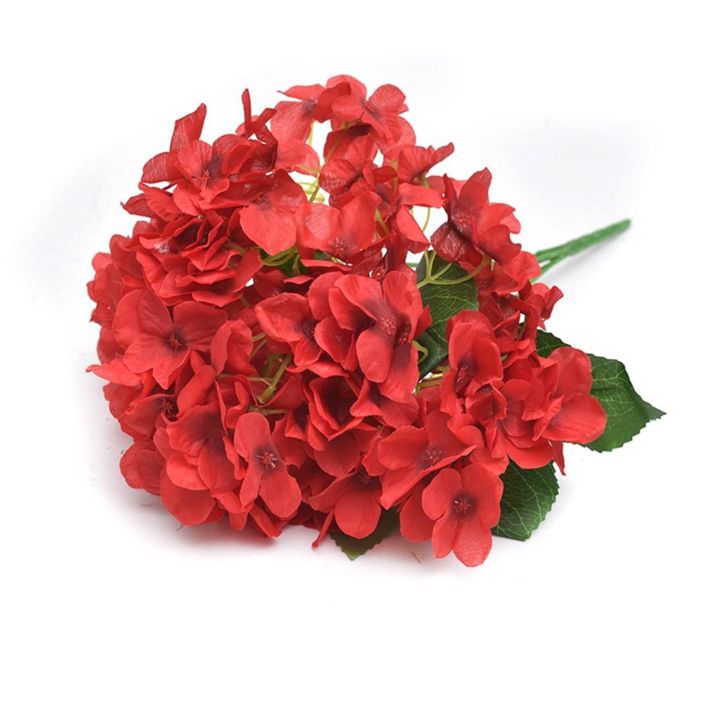Bride Bouquet Artificial Rice Ear 6 Fork Simulation Ball Chrysanthemum Party Decoration