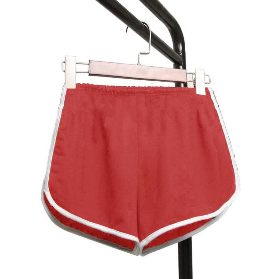 

Yoga pants women s shorts loose wide-leg pants summer casual and thin new elastic waist contrasting colors ins tide 3XL