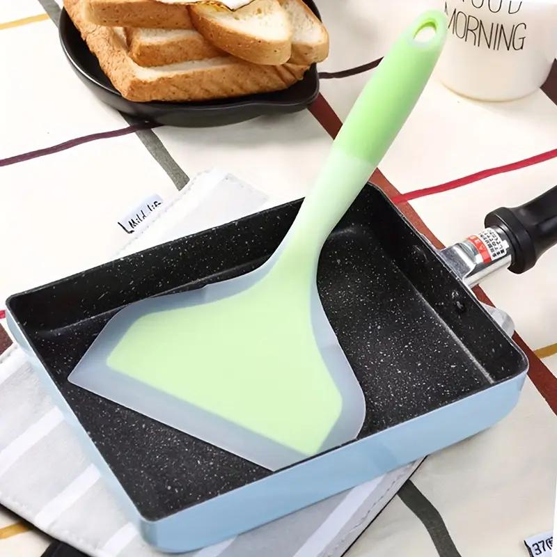 Heat Resistant Silicone Spatula with Ergonomic Grip for Easy Flipping