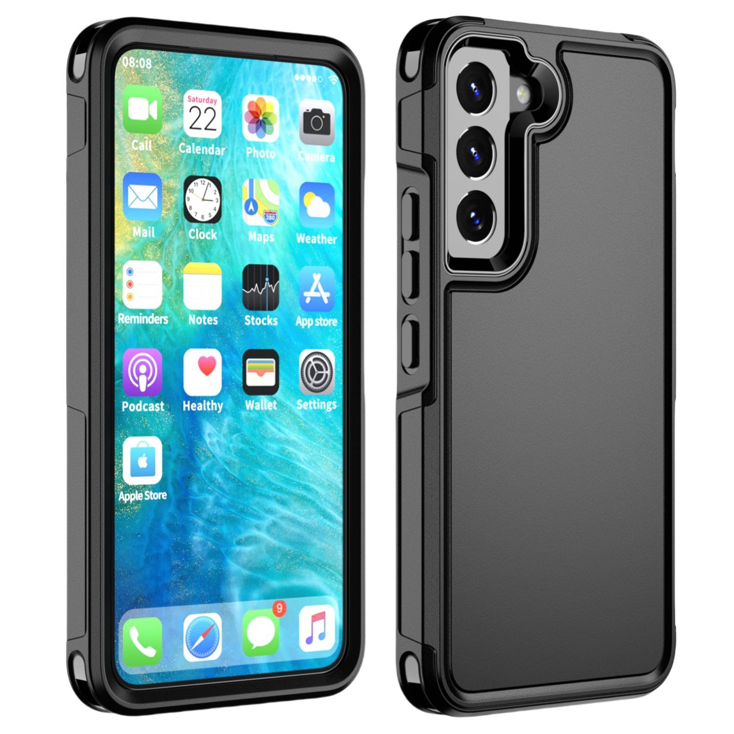 

Military Protective Back Cover Case for Samsung Galaxy A57 5G S26 Ultra A37 A17 A56 A36 A16 A55 A35 A15 A14 A54 S25 FE S24 Plus Galaxy S24 Ultra чёрный
