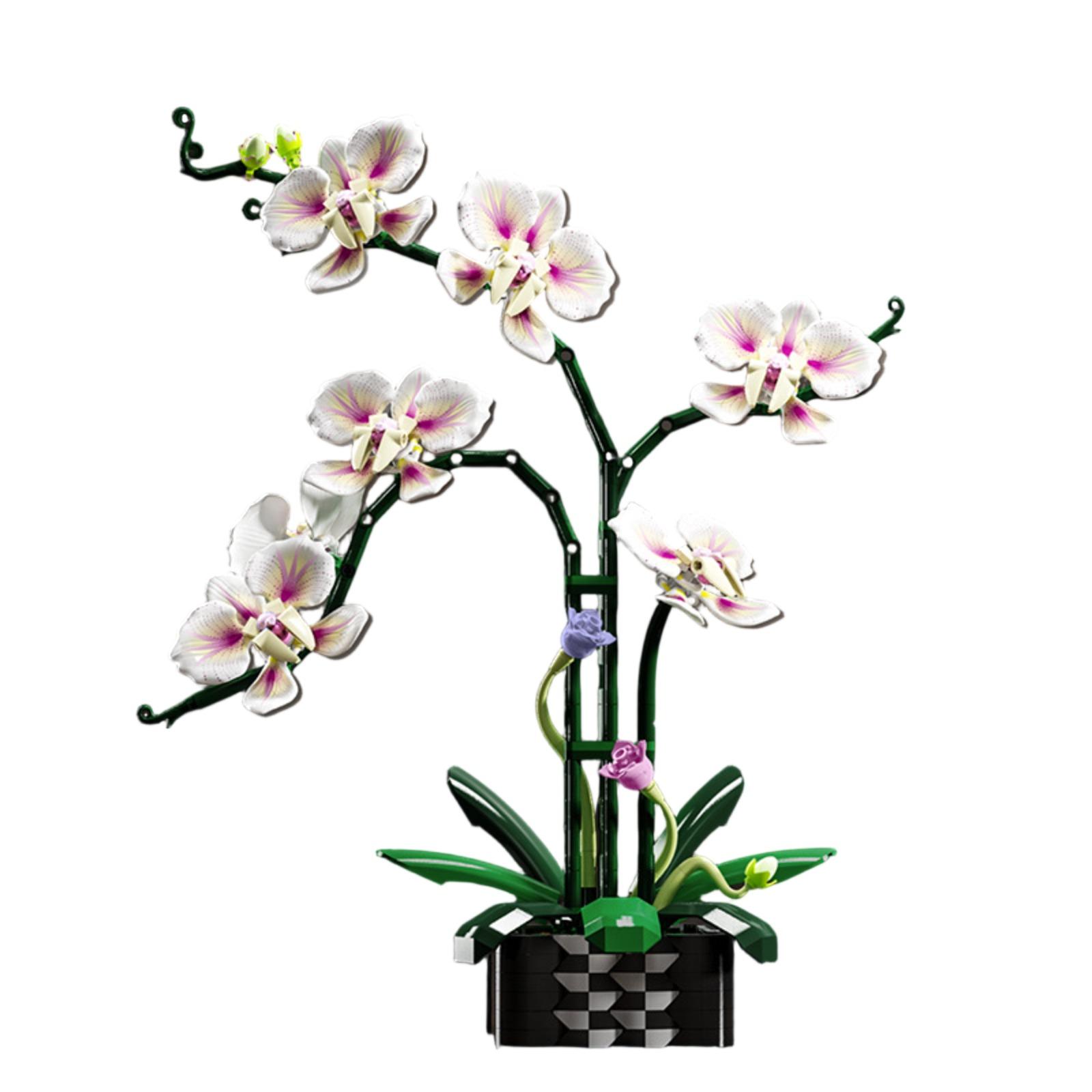 

Flower Bouquet, Children S Assembly, StarrySky Rose Building Block Model One Size зелёный