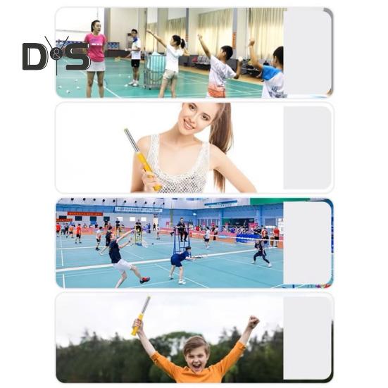 Badminton Swing Training Device Realistic Racket Handle Design Stainless Steel Construction Badminton Swing Trainer