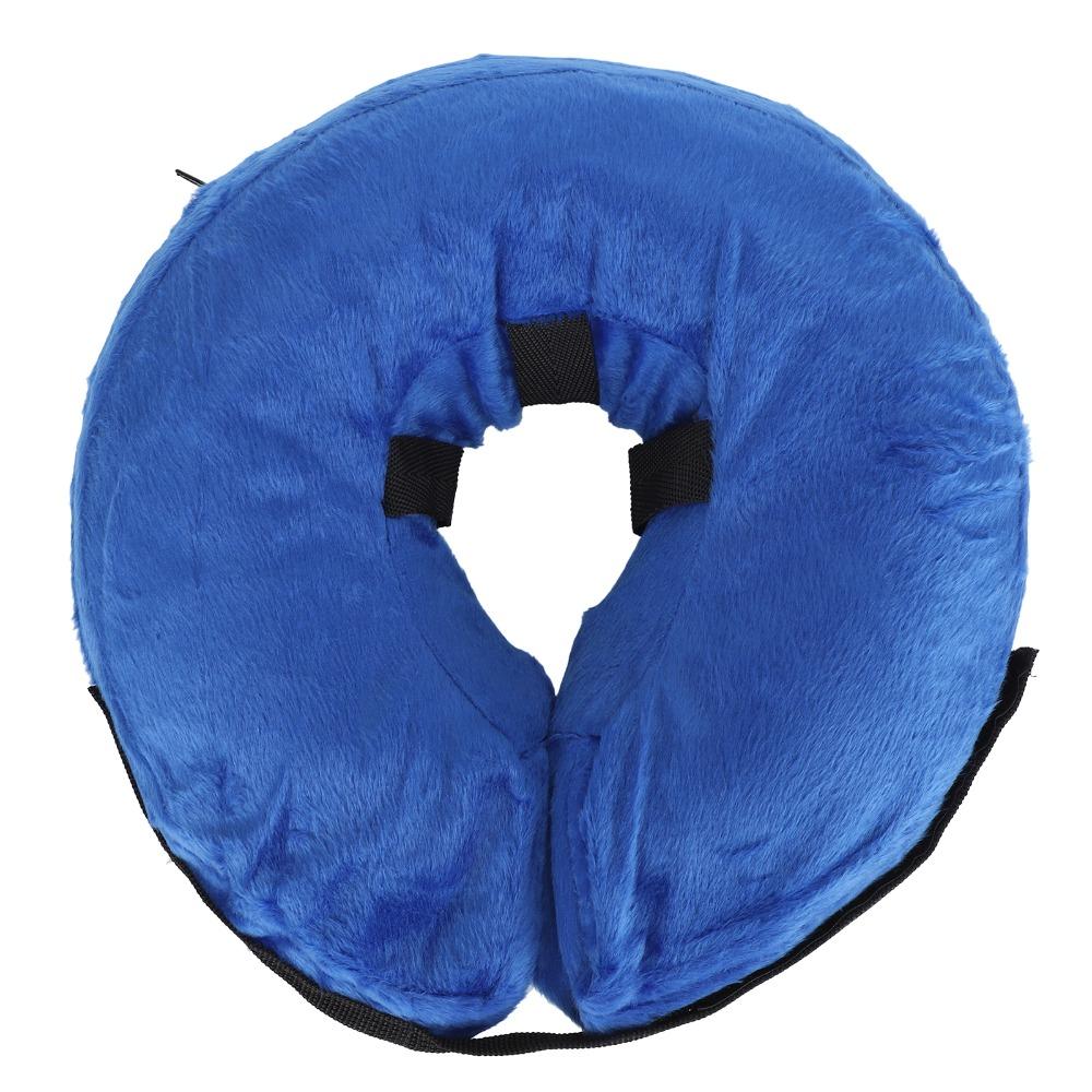 Blue Dog Neck Guard Inflatable Cat Neck Guard Comfort Wear Pet Anti Lick Guard Pet Grooming