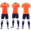 Football Suit Game Uniform Adult Children Boys Elementary School Training Uniform Breathable Sportswear Jersey
