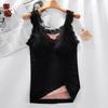 Fattened and enlarged thermal vest women's suspender underwear thickened and velvet sexy bottoming shirt women's