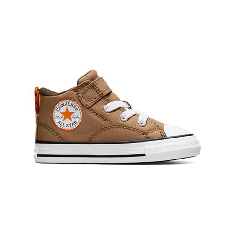 Converse Chuck Taylor All Star Canvas Comfortable High-Top Walker Shoes Baby sneaker Brown A06363C