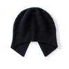 Autumn and Winter New% Pure Cashmere Solid Color Knitted Hat Fashion Casual Warm Ear Protection Wool Hat Hat