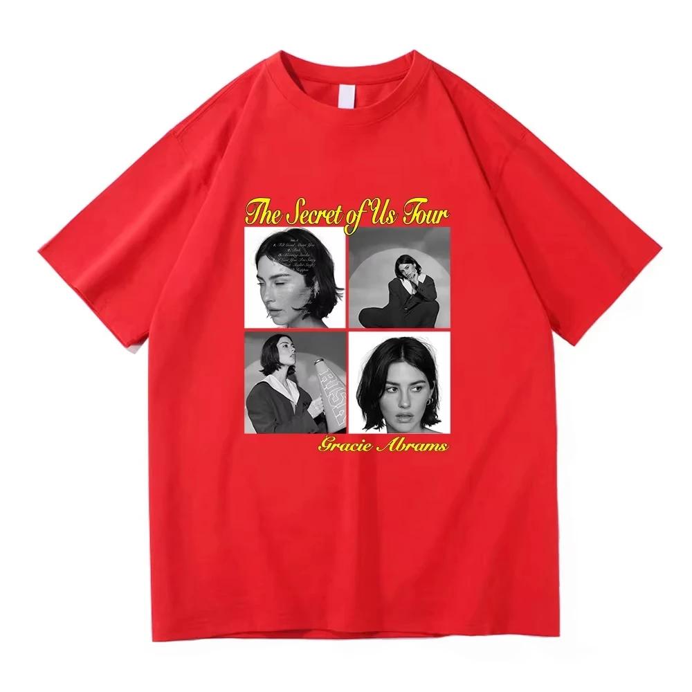 Gracie Abrams Risk The Secret of Us The Eras Tour T Shirt UnisexWomen Aesthetic Retro TShirt Unisex New Album Tees Shirts