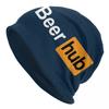 Funny Beer Design Skullies Beanies Caps Unisex Winter Warm Knit Hat Women Unisex Adult Alcohol Lover Bonnet Hats Outdoor Ski Cap