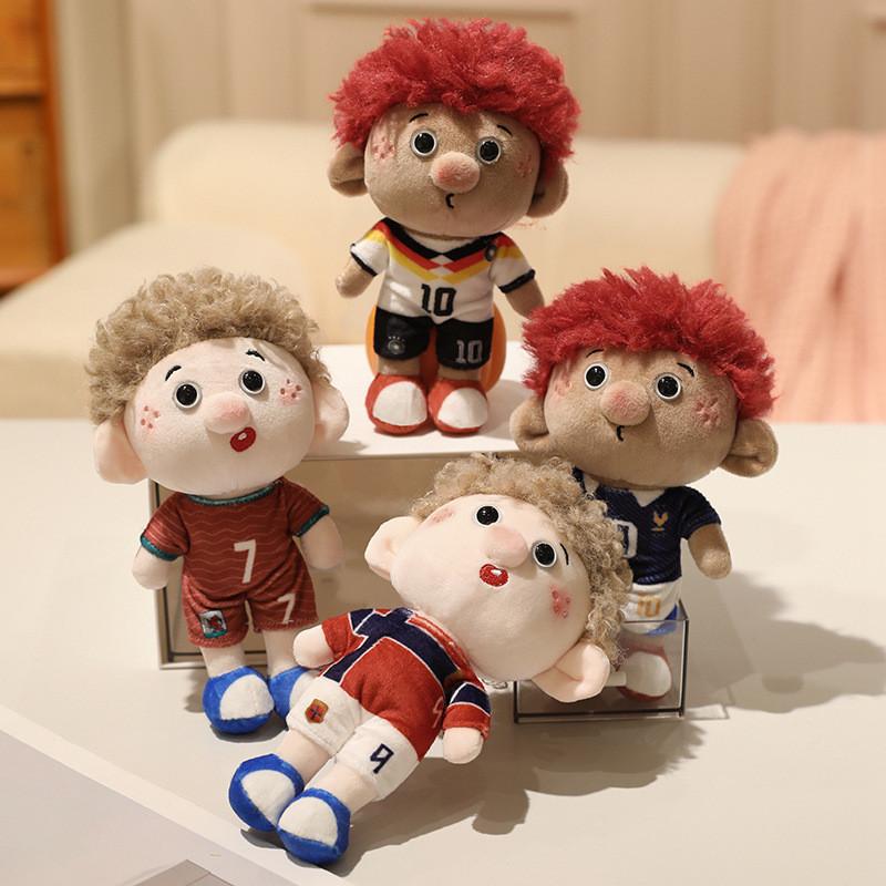 World Cup Plush Keychain With Soft Pp Cotton Filling For Soccer Fans