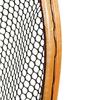 Mini Landing Dip Net Tear Resistance Wood Handle Dense Hole Fish Dipping Net for Angling