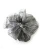 VINGTAINE Scrunchie, Organza, Gray, Studs, Stones, Volume, Gorgeous, Chic, Mature, HS-213