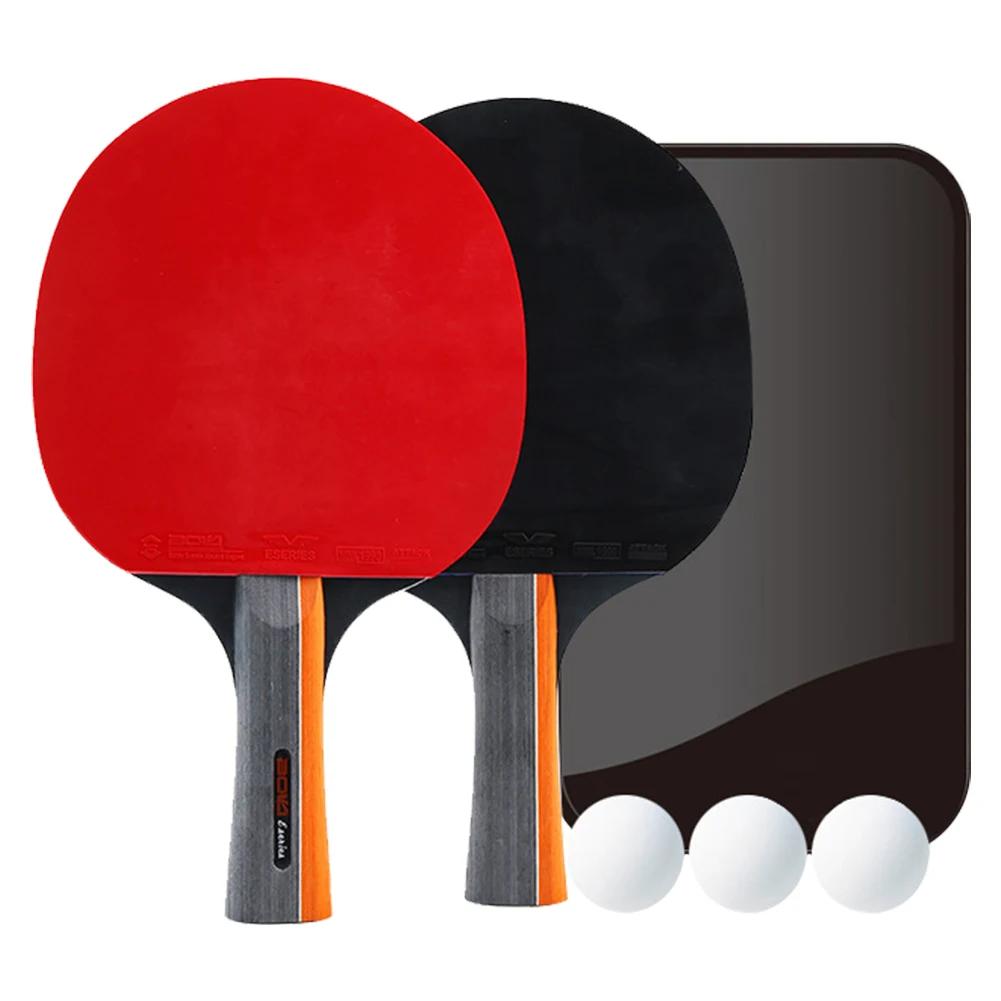 Tischtennis-Schläger-Set mit Tischtennisnetz und Pfosten-Set Tischtennis-Schläger-Set für Indoor-/Outdoor-Spiele