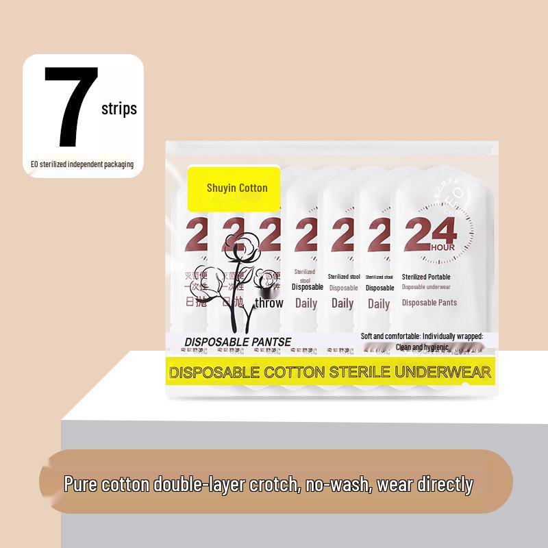 Sterilized Disposable Maternity Panties - Wash-Free, Individually Packaged, Portable Plus Size