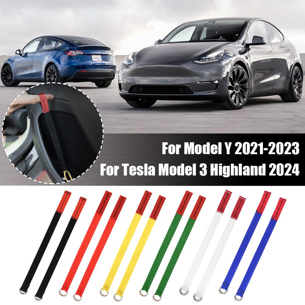For Tesla Model Y Emergency mHandle Extended Manual Safety Emergency Pull Puller Rope Door Rele W3X1