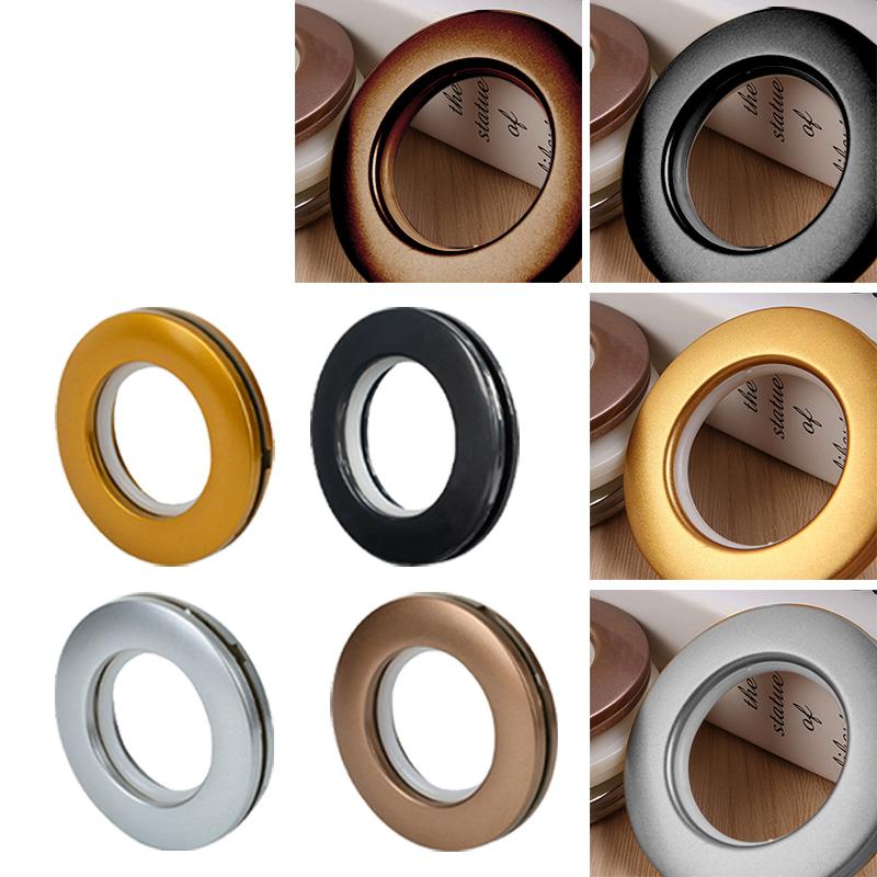 8/16/32/48 PCS Eyelet Curtain Rings Plastic Curtain Grommet Top Multiple Colour Modern Curtains Buckles Home Decoration