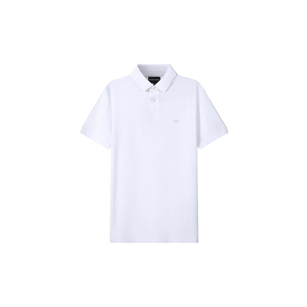 Emporio Armani Logo Printed Short Sleeved Polo Shirt 8N1F98-1JUVZ-0100