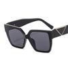 FS5016 2024 Designer Trendy Vintage Fashion Retro Big Frame Unisex Custom Rectangle Sunglasses