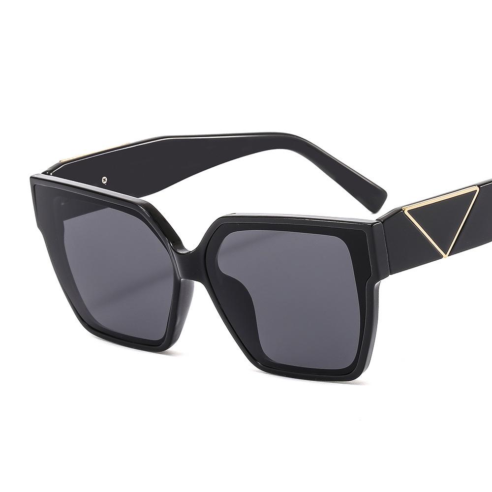 FS5016 2024 Designer Trendy Vintage Fashion Retro Big Frame Unisex Custom Rectangle Sunglasses