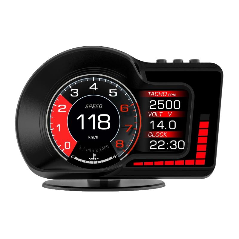 

OBD Car Truck Head-Up Windshield Display HUD LED Projector Speed Alarm Speedometer Speeding ing System