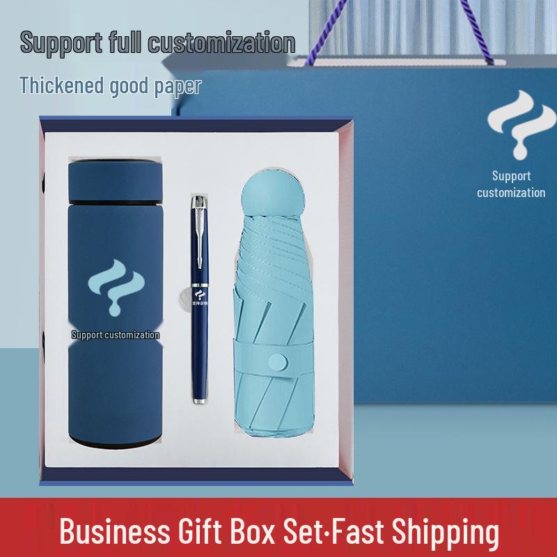 Custom Brass Bookmark Set - Premium Corporate Meeting Gift with Logo